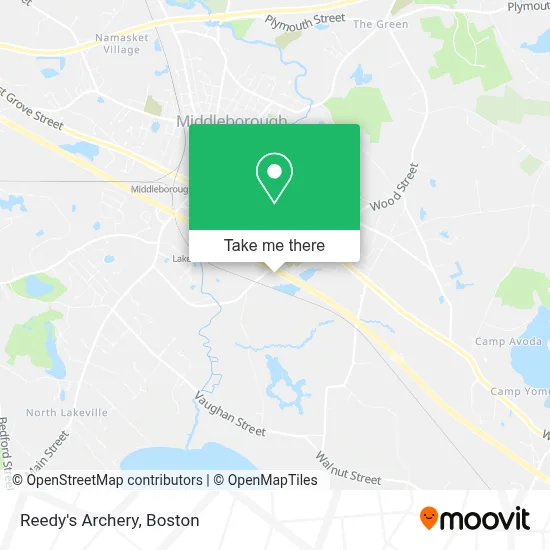 Reedy's Archery map