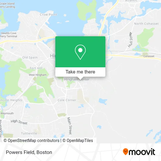 Powers Field map