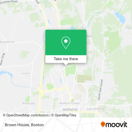 Brown House map