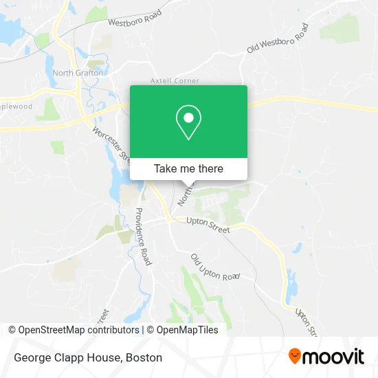 George Clapp House map