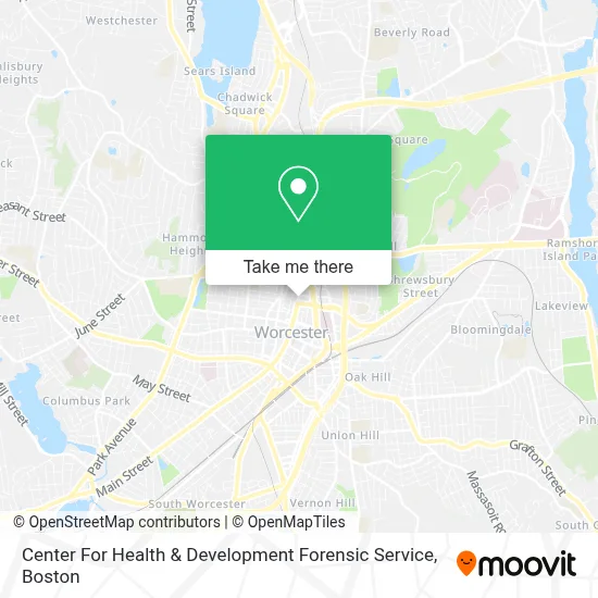 Center For Health & Development Forensic Service map