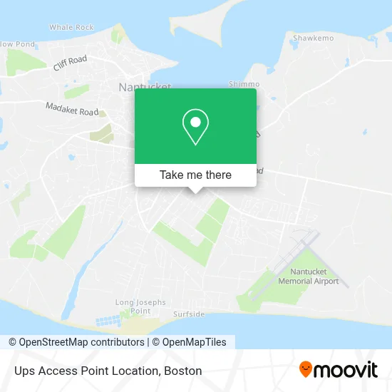 Ups Access Point Location map