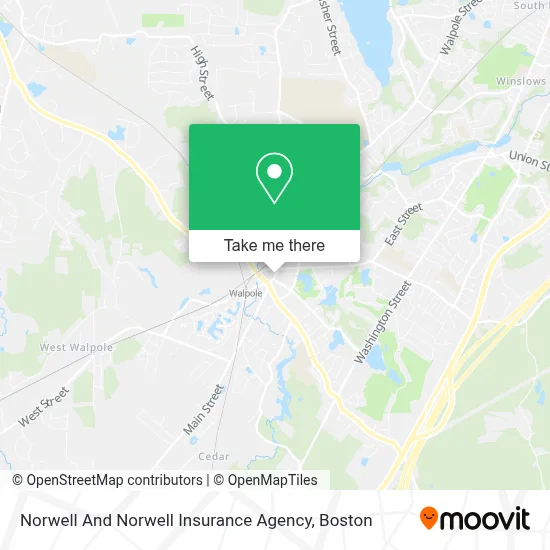 Norwell And Norwell Insurance Agency map