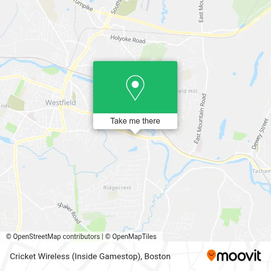 Cricket Wireless (Inside Gamestop) map