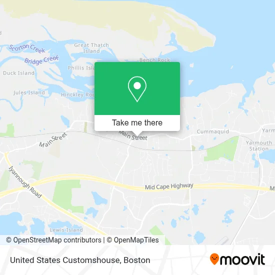United States Customshouse map