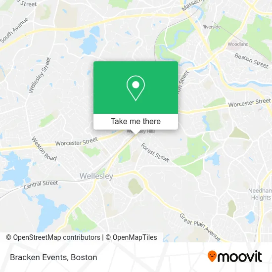 Bracken Events map