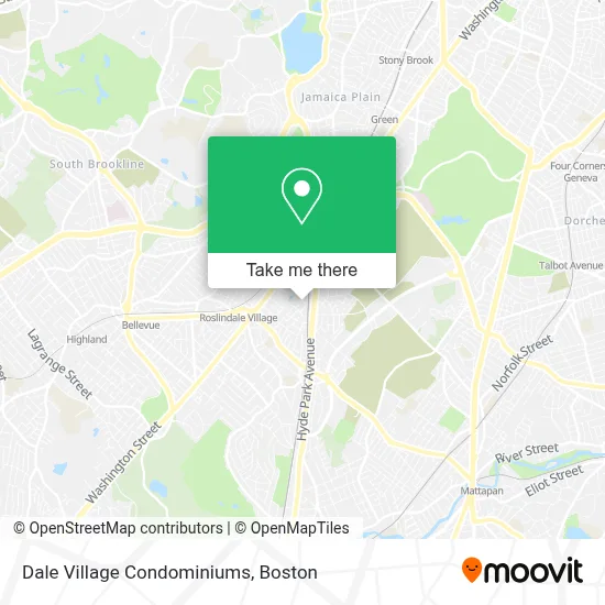 Dale Village Condominiums map