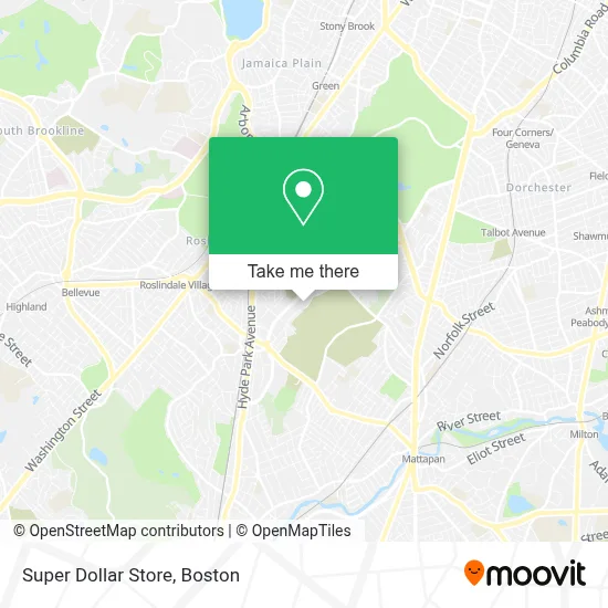 Super Dollar Store map