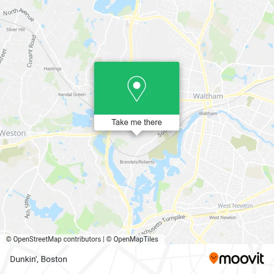 Dunkin' map
