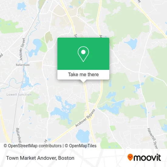 Town Market Andover map