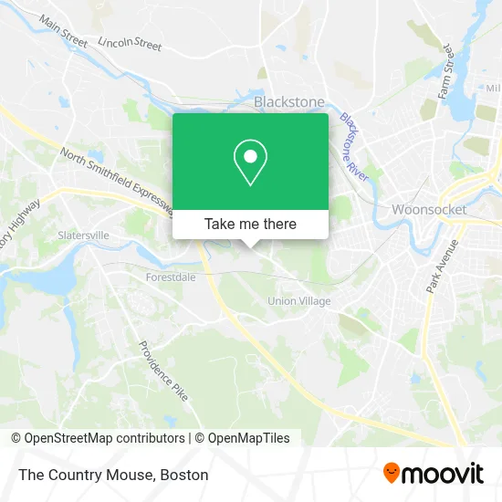 The Country Mouse map