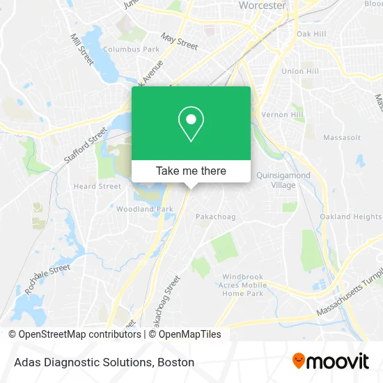 Adas Diagnostic Solutions map