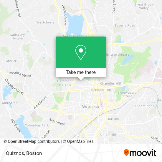 Quiznos map
