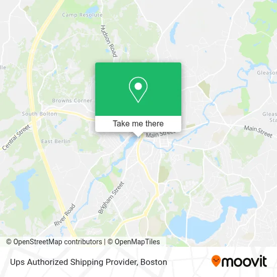 Ups Authorized Shipping Provider map