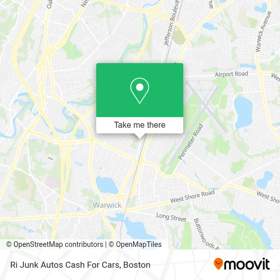Ri Junk Autos Cash For Cars map