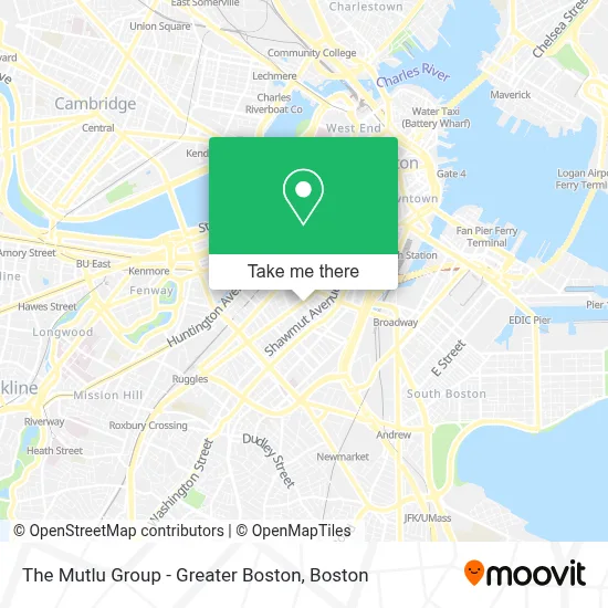 The Mutlu Group - Greater Boston map
