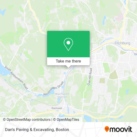 Dan's Paving & Excavating map