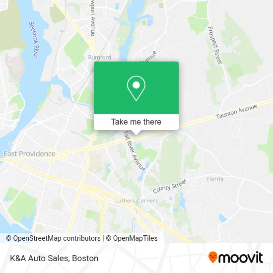 K&A Auto Sales map