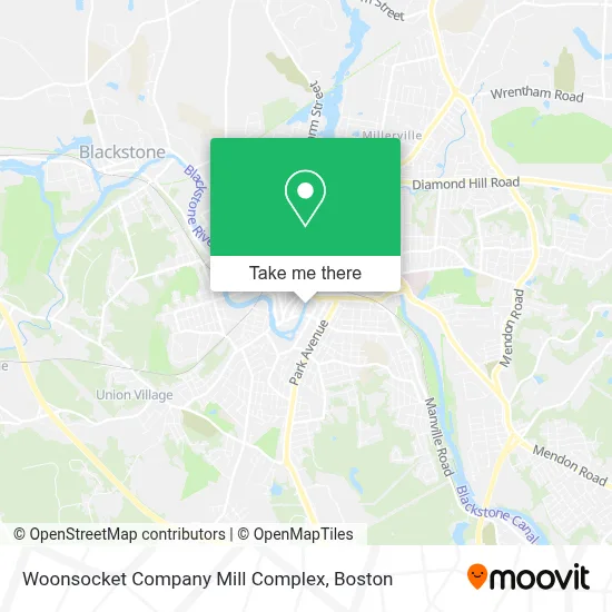 Woonsocket Company Mill Complex map