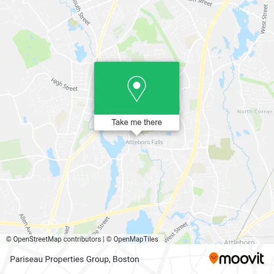 Pariseau Properties Group map