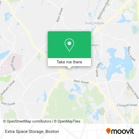 Extra Space Storage map
