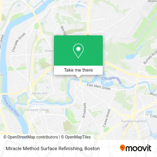 Miracle Method Surface Refinishing map