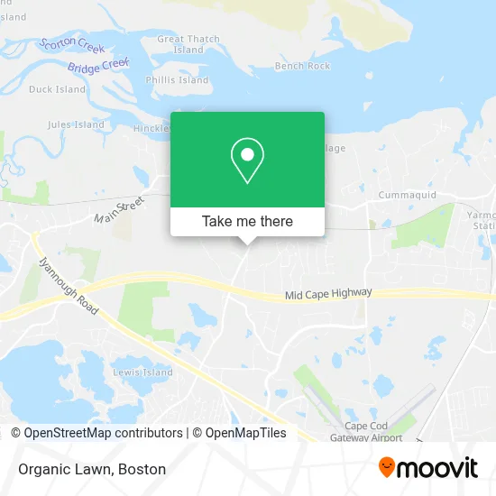 Organic Lawn map