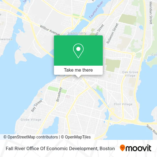 Fall River Office Of Economic Development map