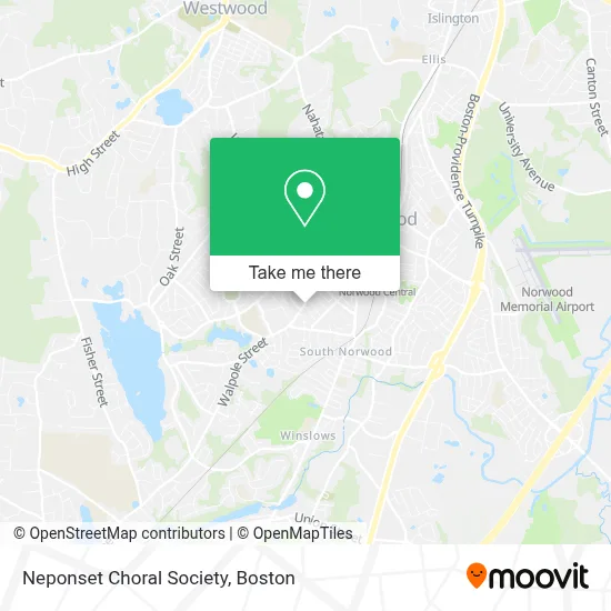 Neponset Choral Society map