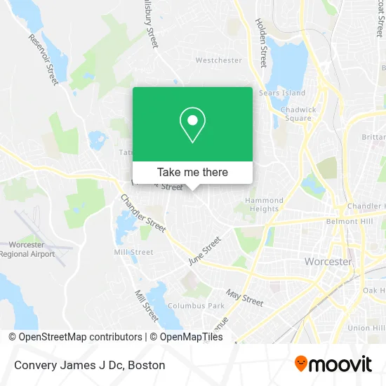 Convery James J Dc map