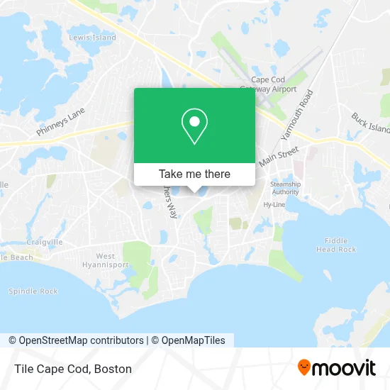 Tile Cape Cod map