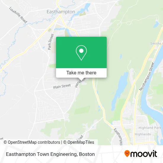 Easthampton Town Engineering map