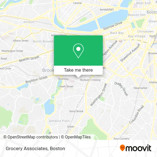 Grocery Associates map