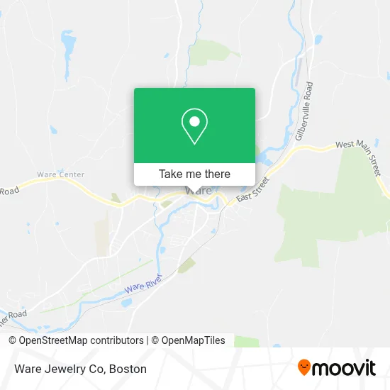 Ware Jewelry Co map