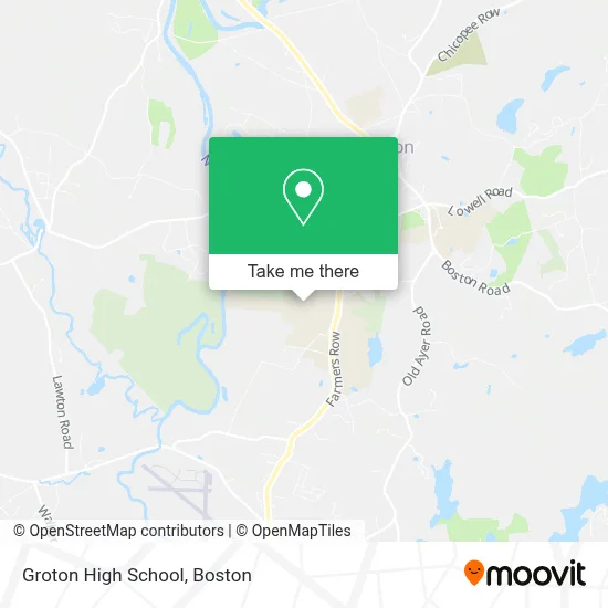 Groton High School map