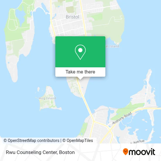 Rwu Counseling Center map