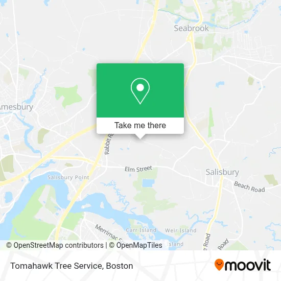 Tomahawk Tree Service map