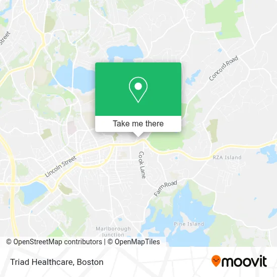 Triad Healthcare map