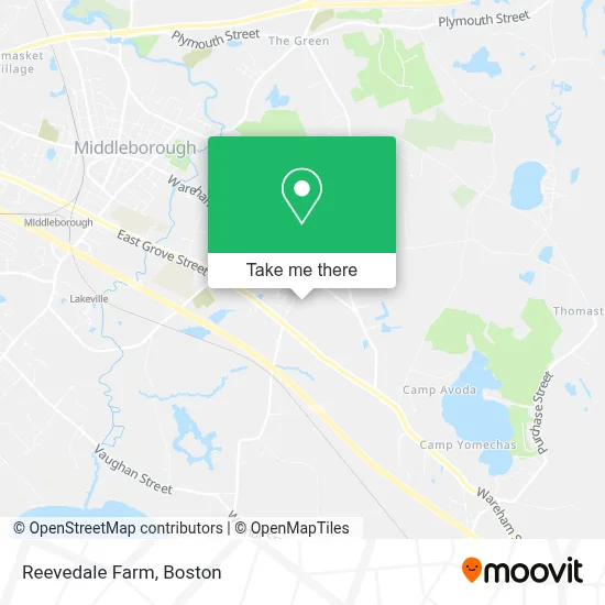 Reevedale Farm map