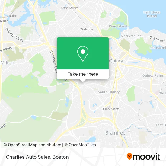 Charlies Auto Sales map
