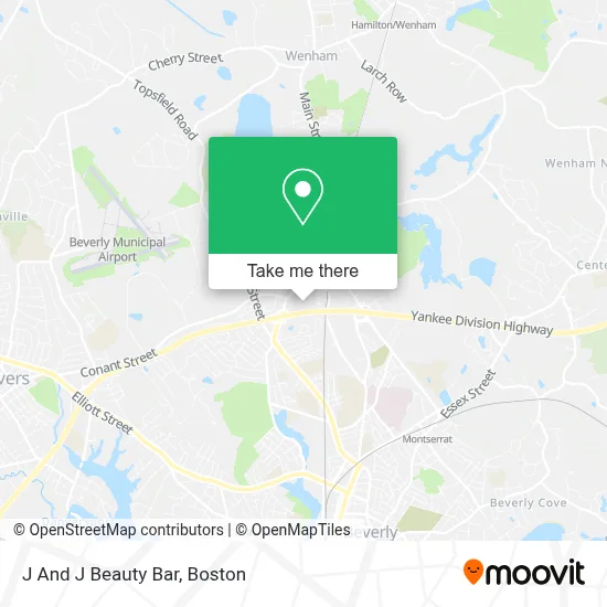 J And J Beauty Bar map