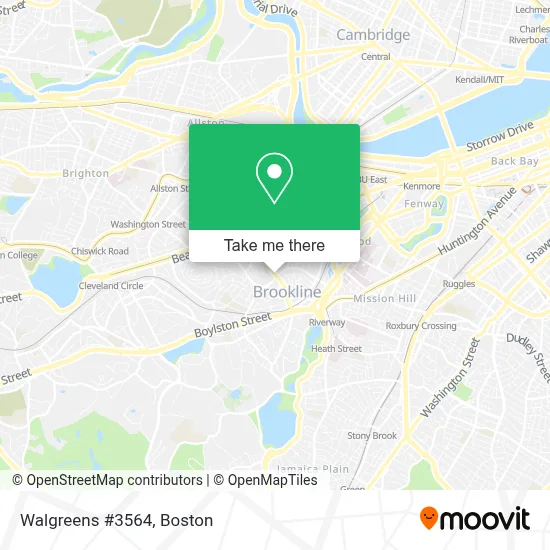 Walgreens #3564 map