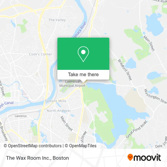 The Wax Room Inc. map