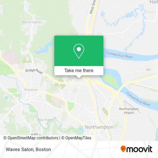 Waves Salon map