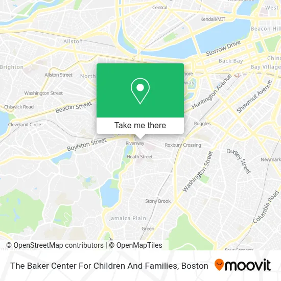 The Baker Center For Children And Families map