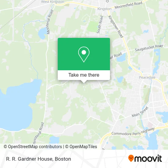 R. R. Gardner House map