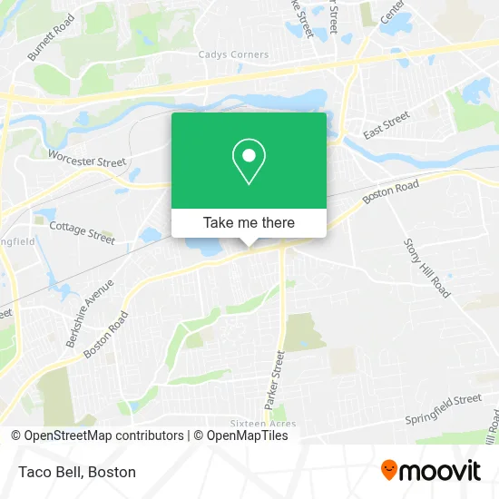Taco Bell map