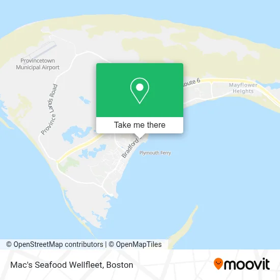 Mac's Seafood Wellfleet map
