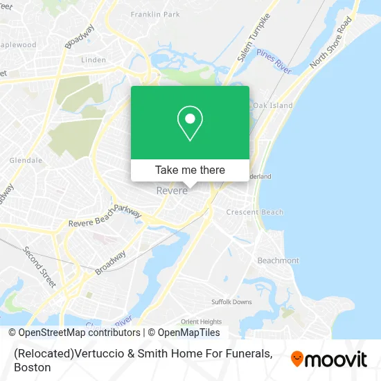 (Relocated)Vertuccio & Smith Home For Funerals map