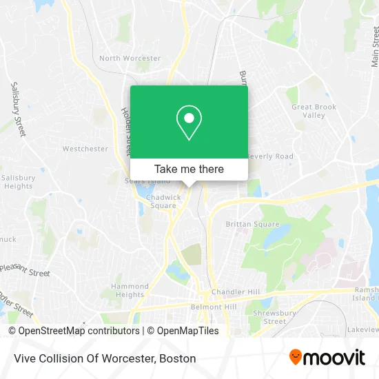 Vive Collision Of Worcester map